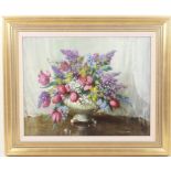 Vernon De Beauvoir Ward (1905-85), A Summer's Bouquet, oil on board, signed and dated 1945,