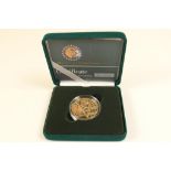 Elizabeth II Victorian Anniversary gold crown, 2001, limited edition proof, numbered 1100/3500,