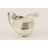 George III silver milk jug, by William Hall, London 1806,