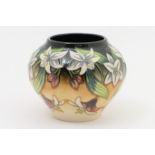 Moorcroft Scrambling Lily vase, designed by Anji Davenport, limited edition, numbered 6/250,