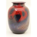 Royal Doulton Sung flambe vase by Charles Noke,