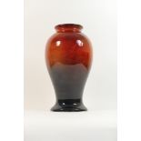 Large Moorcroft flambe vase, circa 1928-36,