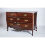 A Commode, D. José I, King of Portugal (1750-1777), Brazilian rosewood, carved feet and skirts,