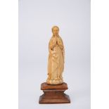 Our Lady of the Immaculate Conception, ivory sculpture, Sino-Portuguese, 17th C., missing