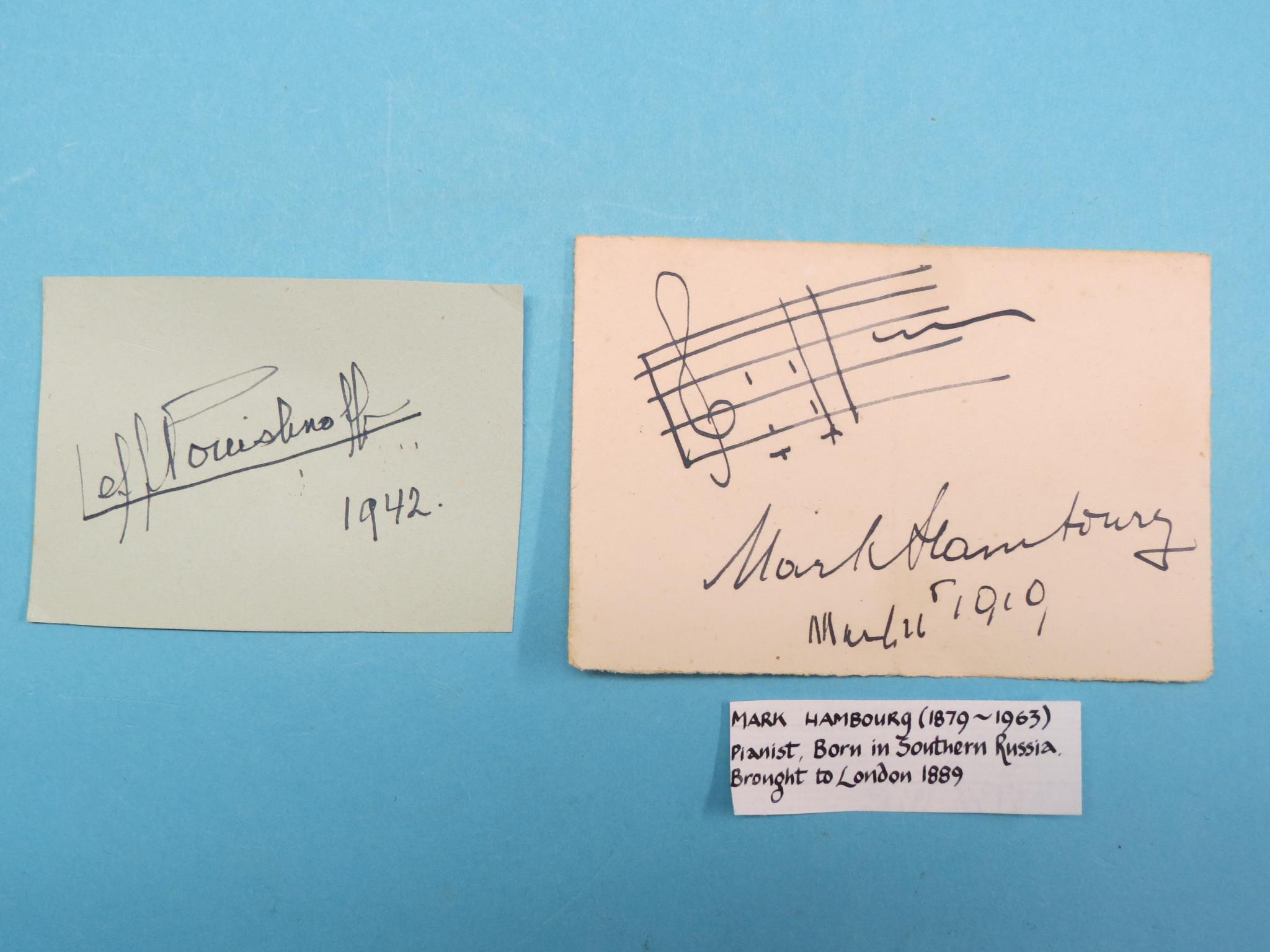 Sir Thomas Beecham (1879-1961) - signature. Founder of London and Royal Philharmonic Orchestras. - Bild 3 aus 4