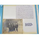 Rare Nihilists group photograph - five named characters and dog, top inscribed and, furthermore,