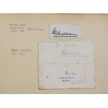 W. E. Gladstone (1809-1898) - signature, together with son, Herbert Gladstone, MP, Henry Richard