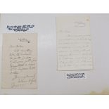 Sir William Gull (1815-1890) - signed letter, 1875, to Sir Francis Seymour Haden. Respected