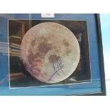 Neil Armstrong (1930-2012) - autographed photograph of the moon. First person to walk on the moon,