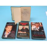 Autographed policing books - Leonard Burt, Stella Rimington, John Stevens and Sir Robert Mark (4)