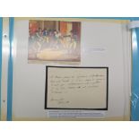 Spencer Perceval (1762-1812) - Prime Minister 1809-1812, hand-written note, Downing Street, date