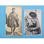 Haile Selassie (1892-1975) - four black and white photographs, two of which inscribed verso, To