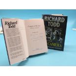 Richard Todd (1919-2009) - autobiography and novel, each autographed, cloth with dust-wraps