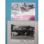 Prince Charles - signed RAF group photograph, 1972, and a related photograph