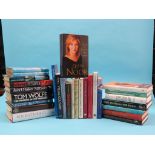 Miscellaneous titles, authors include R. Fiennes, Queen Noor, all signed, (28)