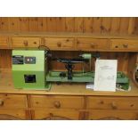 A Nordstrom MCS 500 woodturning lathe, with instruction manual