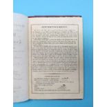 Cary's Traveler's Companion, pub. London 1790, 41 UK county maps, bound in original red leather, one