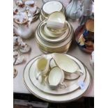 A Millington part dinner service, St. James, approx. 52 pieces including three oval serving plates