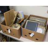 A quantity of ornamental metalware, framed pictures, etc.