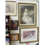 A quantity of decorative framed pictures