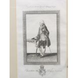 A group of three 18th century royal portrait prints, kings of Poland, Denmark and Spain, and a