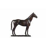 Egidio Girelli (1878-1972), Cavallo - bronzo in patina scura, altezza cm 38 firmato [...]