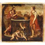Scuola veneta del XVII secolo, Rebecca al pozzo - olio su tela, cm 120x134 - Start [...]