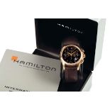 Hamilton, "Automatic", Jazz Master, gold plated, self-winding wristwatch with date [...]