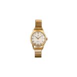 Omega, 18K yellow gold lady's wristwatch with a gold plated elastic bracelet. Made [...]