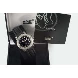 MONT BLANC, "Sport, XL Collection, XL GMT", self-winding, water-resistant, stainless [...]