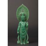 A jadeite figure of deity with aura, China, early 20th century - Jen Renée [...]