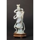 A jadeite figure of Guanyin, China, early 20th century - Jen Renée collection - [...]