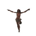 A living Christ in boxwood on a cross in ebanised wood. Baroque sculptor from the [...]