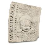 An architectonic fragment in limestone, sculpted in bas-relief. Italian Renaissance [...]