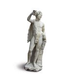 A large sculpture in white marble, depicting an inebriated Bacchus, Genoa, late 16th [...]