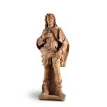 A Saint Roch in modelled terracotta. Tuscan sculptor, circle of Verrocchio. Florence [...]