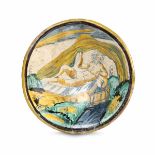 Piatto Acquapendente o Montelupo, seconda metà del XVI secolo, - Maiolica [...]