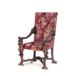 An armchair in carved wood, attributed to the ebonist and sculptor from Veneto, [...]