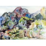 Robert McKechnie (1894 - 1975) - Eight watercolours including - "Positano", 14.5ins x 20ins,