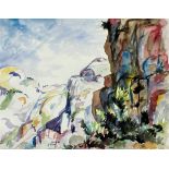 Robert McKechnie - (1894-1975) - Seven watercolours - "Mountain in Sun and Shadow", 14ins x 17.5ins,