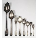 A William III silver Old English pattern gravy spoon by William Shaw II, London 1702, an early