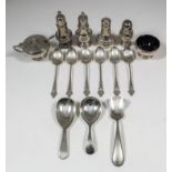 An Edward VII Britannia Standard silver caddy spoon, the plain oval bowl and handle with bright