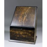 A late 19th Century coromandel wood stationary slope - "The Palace Writing Desk", by Halstaff and