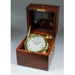 A mahogany cased two day marine chronometer by James Walker of London (Watchmakers to The