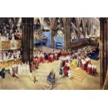 ***Terence Cuneo (1907-1996) - Limited edition photolithograph - "The Coronation of Queen