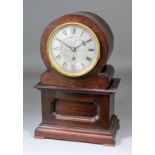 A mid-19th Century mahogany cased mantel timepiece by Barraud & Lund, 49 Cornhill, London, the 4.