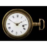 A good early 18th Century gilt brass cased verge pocket watch by Thomas Parker of Dublin, No. 250,