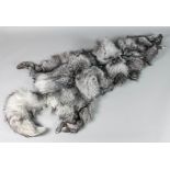 Ten summer arctic fox pelts