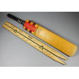 Four autographed cricket bats, including - Gray-Nicolls - "Kent Country Cricket Club, The 1998 Team,