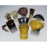 A 19th Century Spanish tortoiseshell mantilla comb